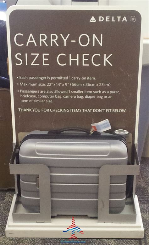 delta carry on baggage size.